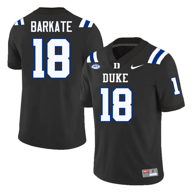 Cooper Barkate Duke Jersey,Duke Blue Devils #18 Cooper Barkate Jersey Youth College-Black